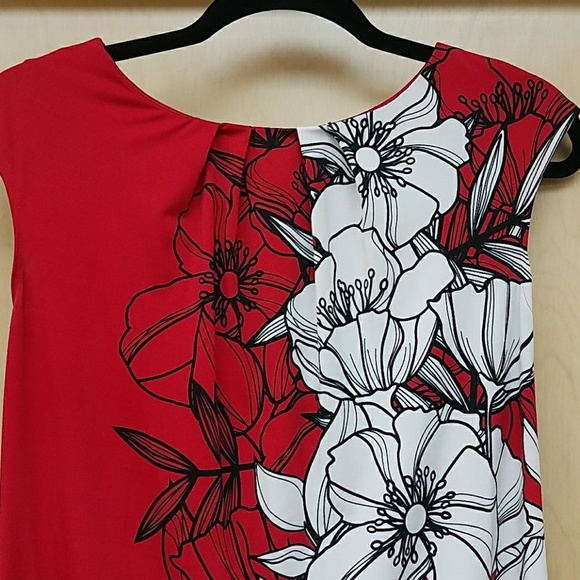 Cato Red Black White dress - Picture 2 of 6